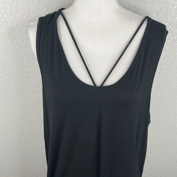 Press Dress Black Casual Summer Spring Flowy Casual Comfy Dress Size Large 12/14 - Picture 2 of 6